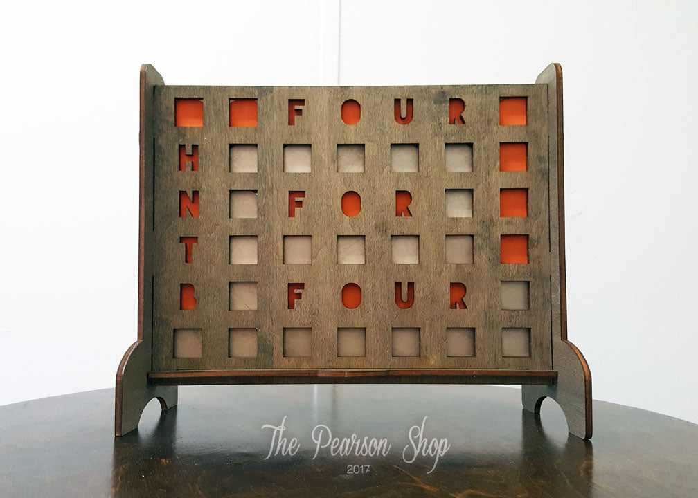 Connect 4 Personalized Squares Game