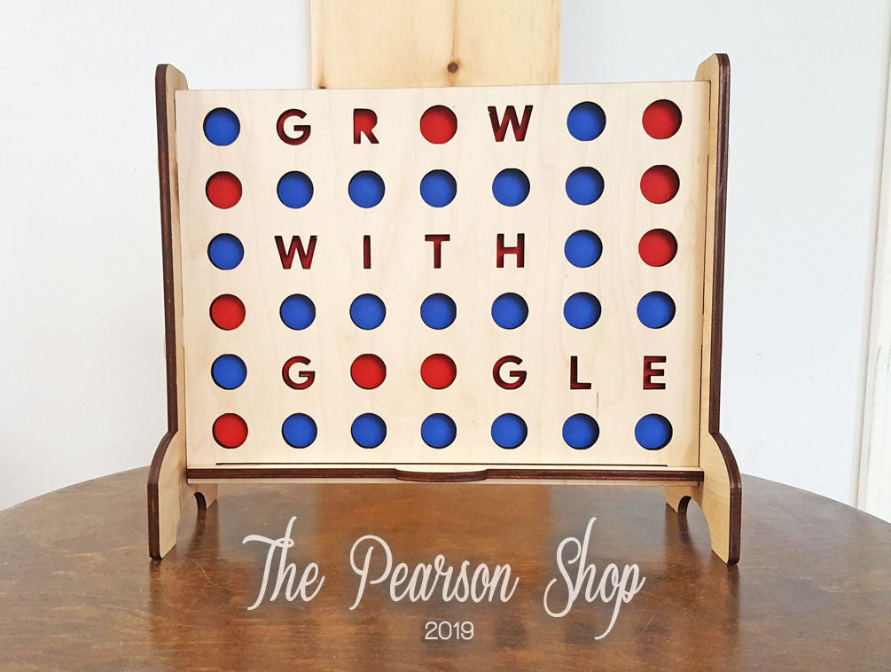 Connect 4 Personalized Circles Game