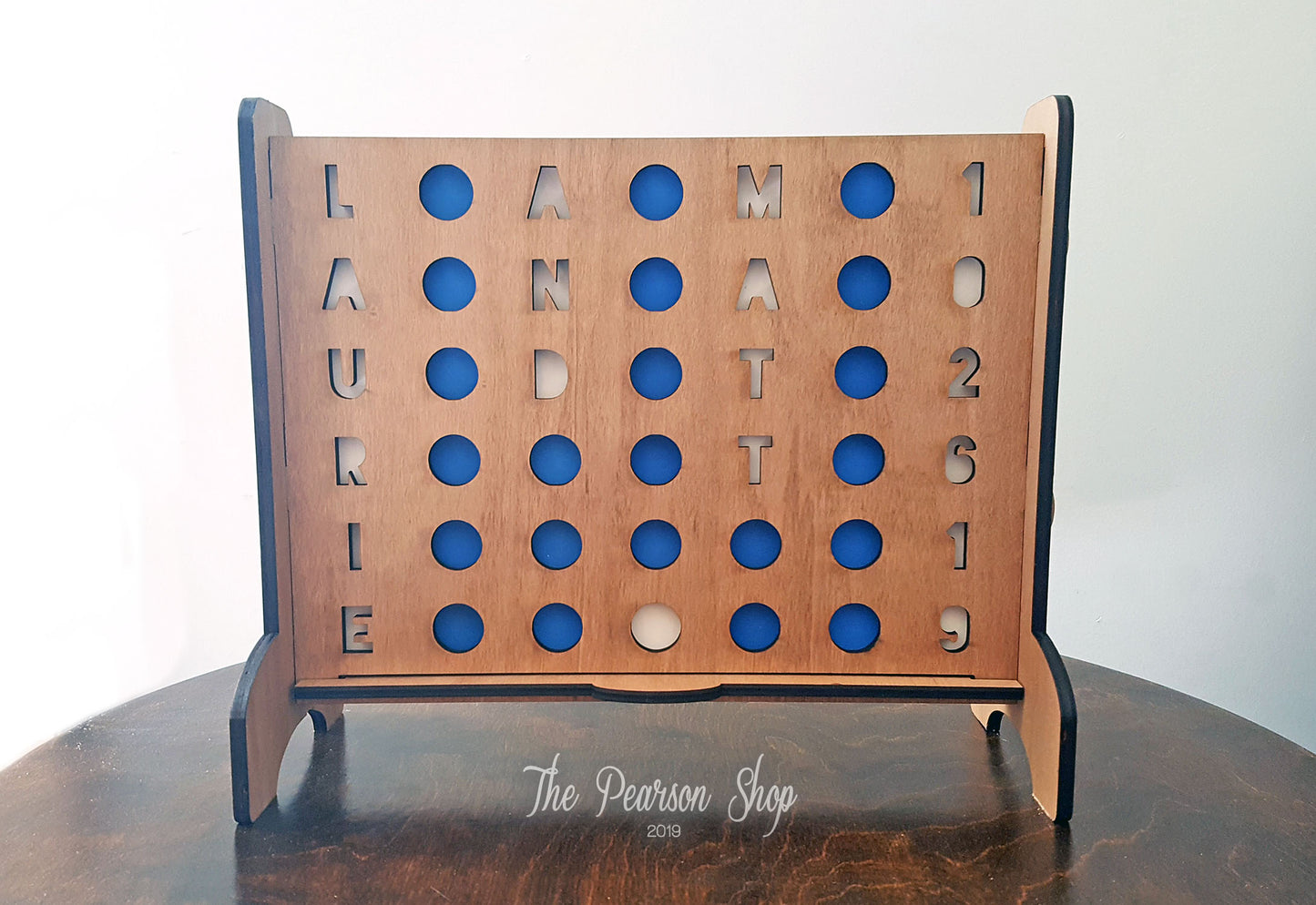 Connect 4 Personalized Circles Game