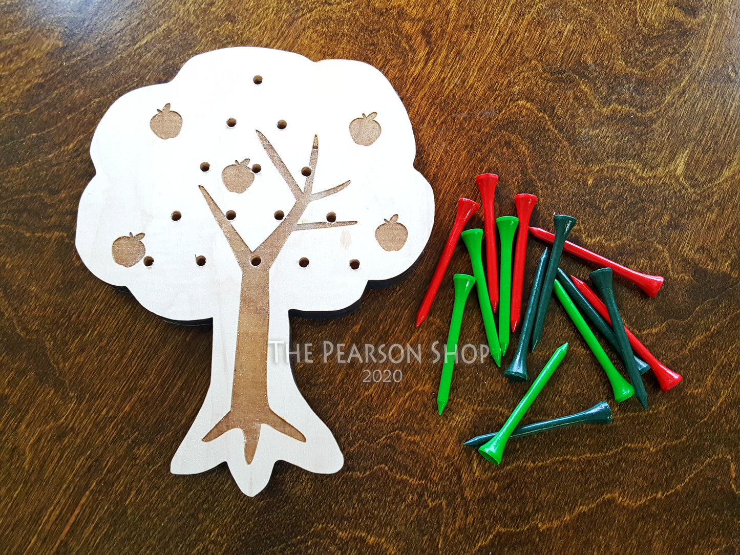 Peg Game Apple Tree Shape