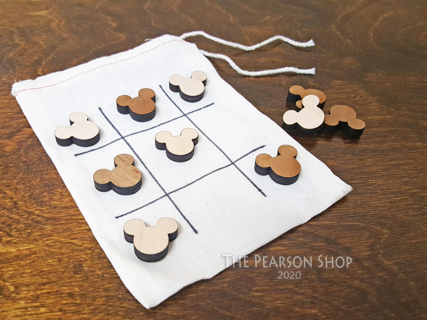 Tic Tac Toe Mouse Ears Party Favor Bag