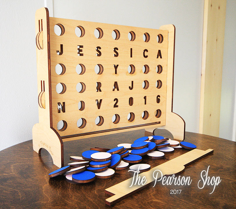 Connect 4 Personalized Circles Game