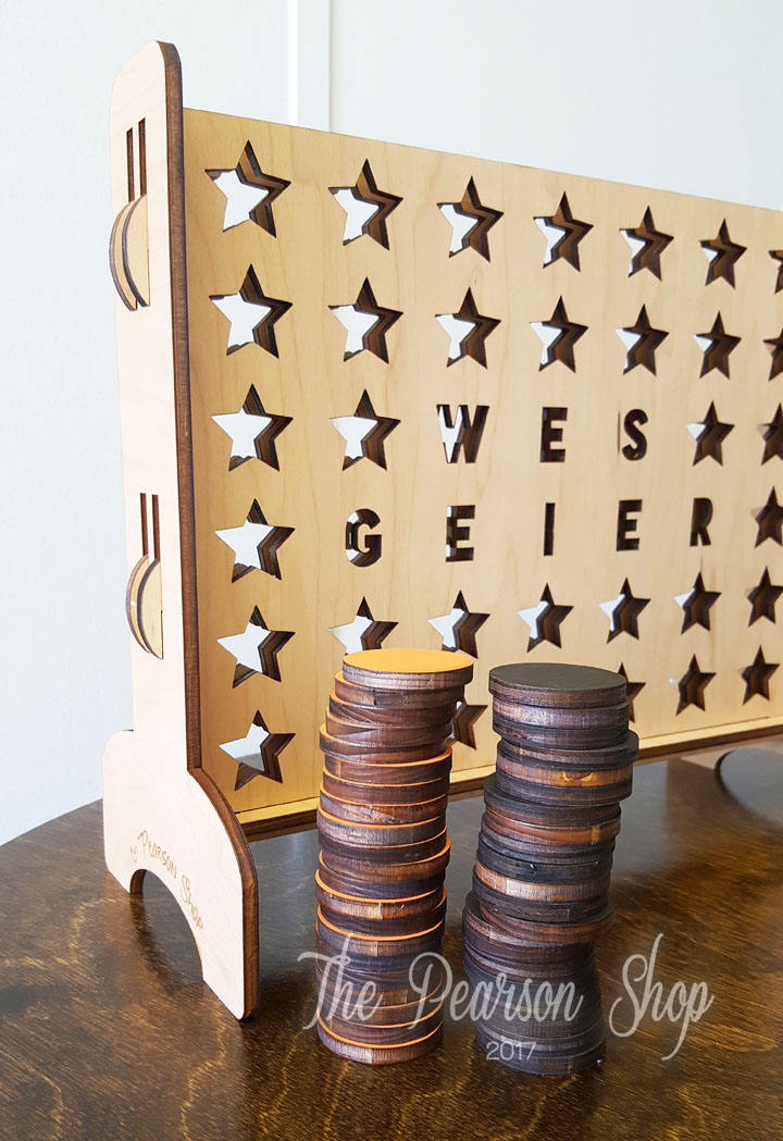 Connect 4 Personalized Stars Game