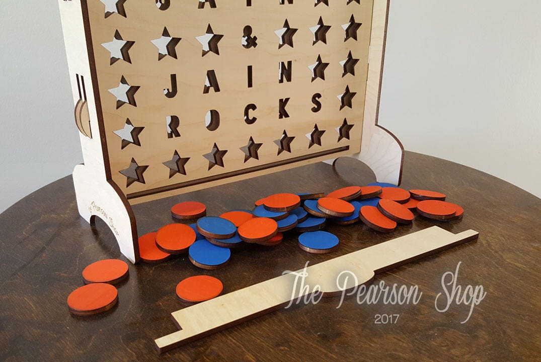 Connect 4 Personalized Stars Game