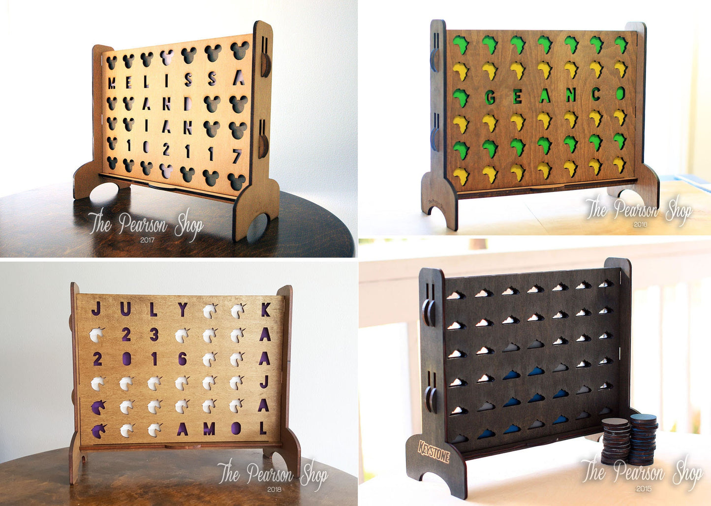 Connect 4 Custom Cutouts Game
