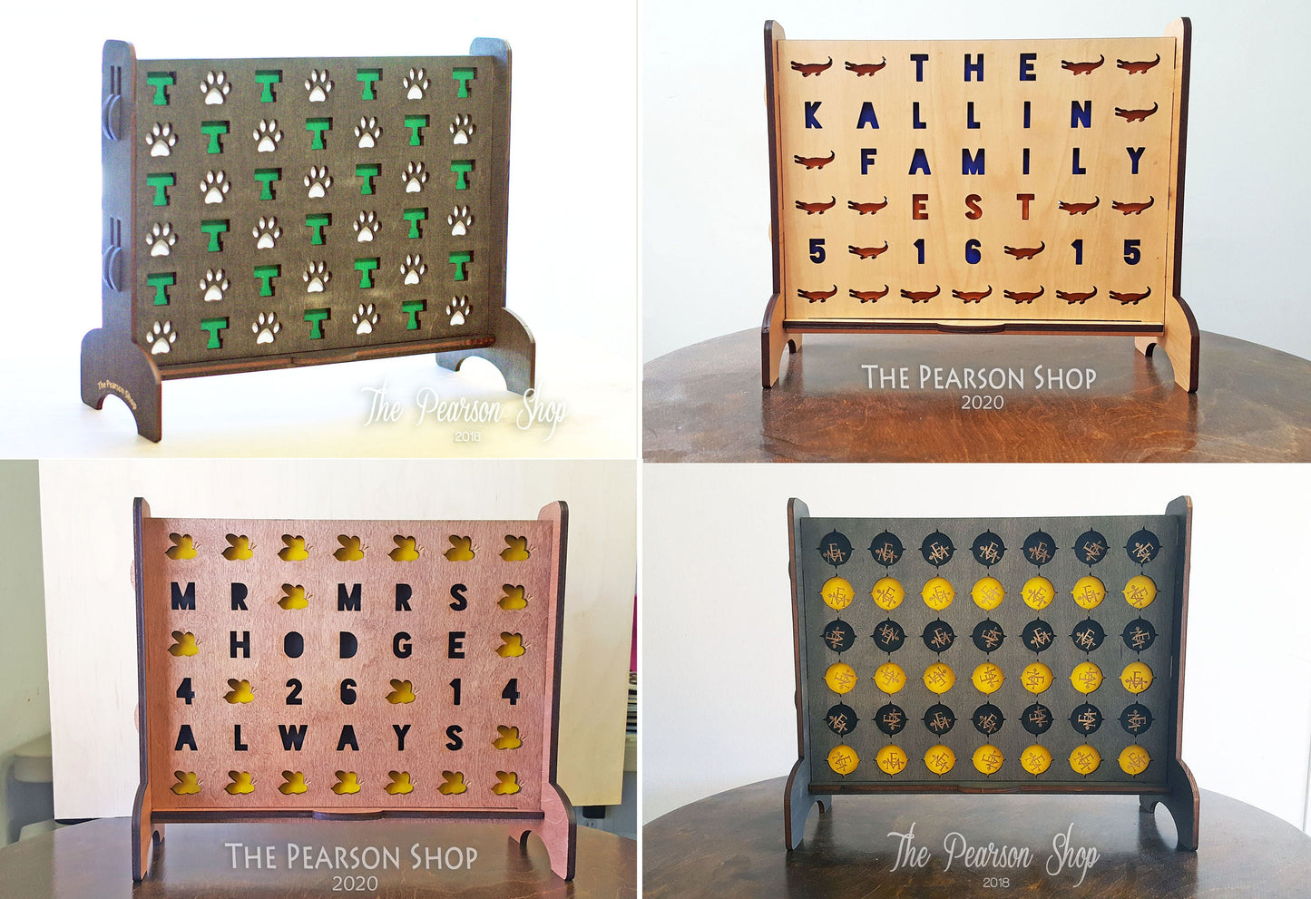 Connect 4 Custom Cutouts Game