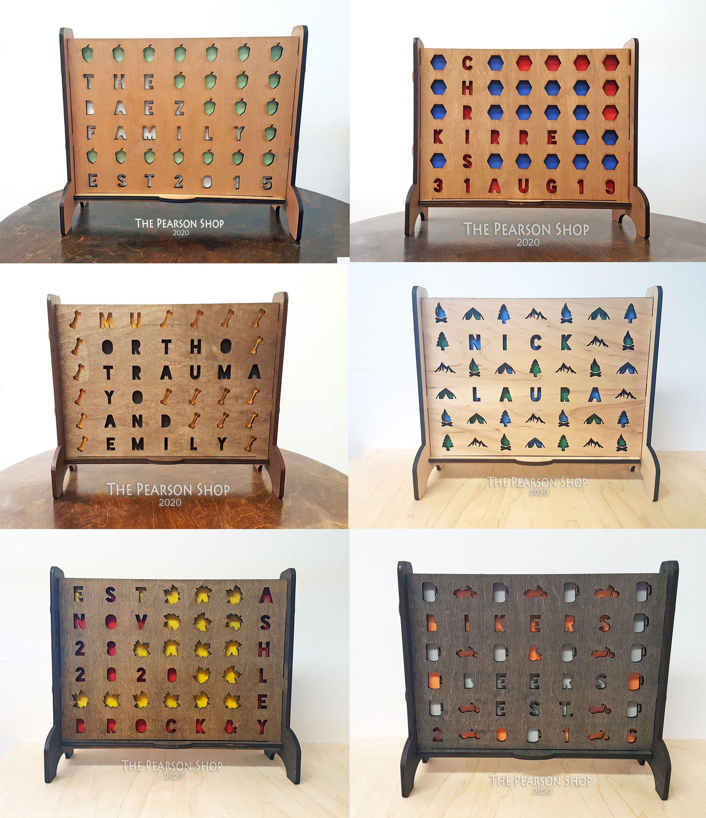 Connect 4 Custom Cutouts Game