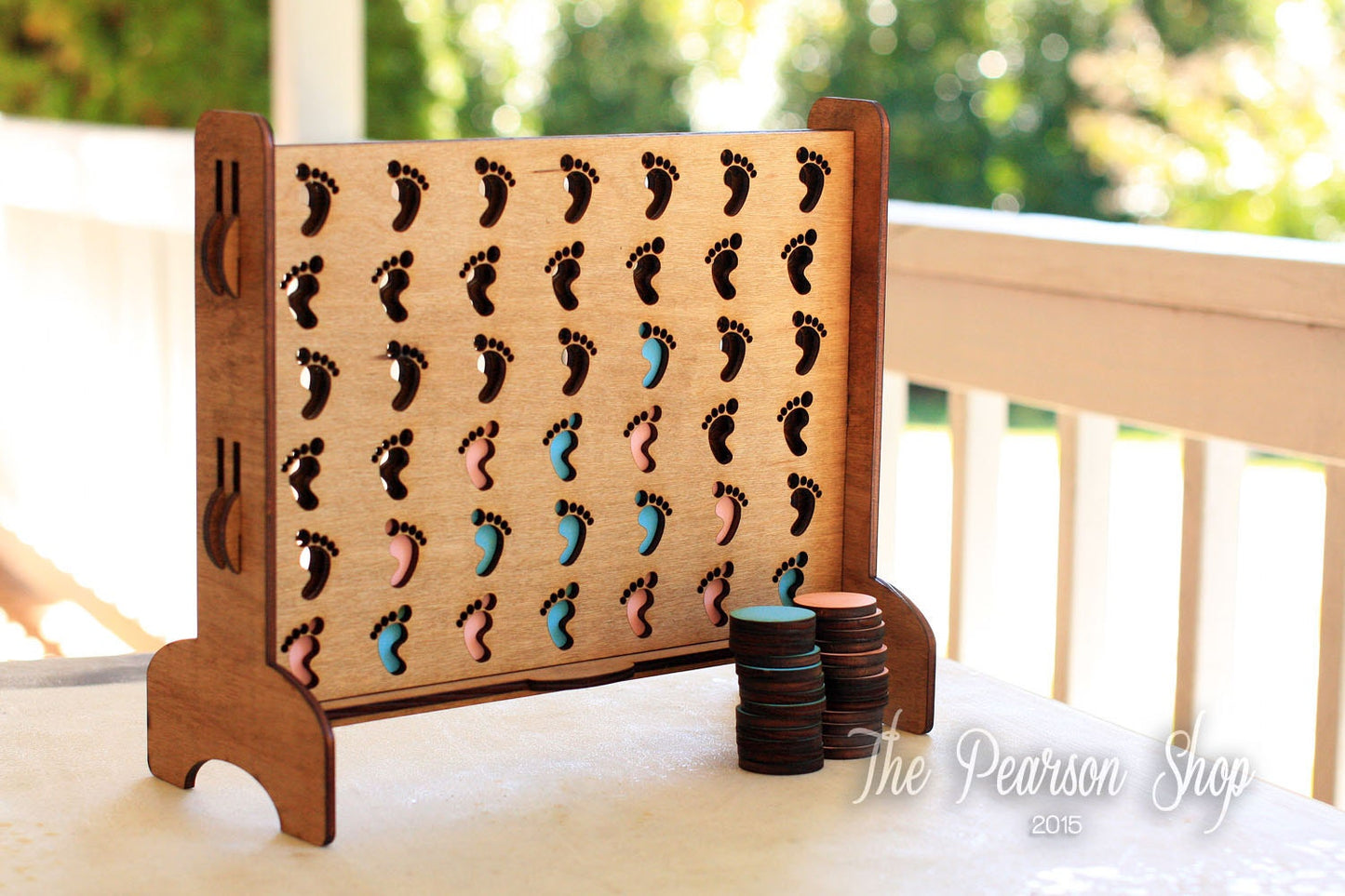 Connect 4 Baby Feet Game