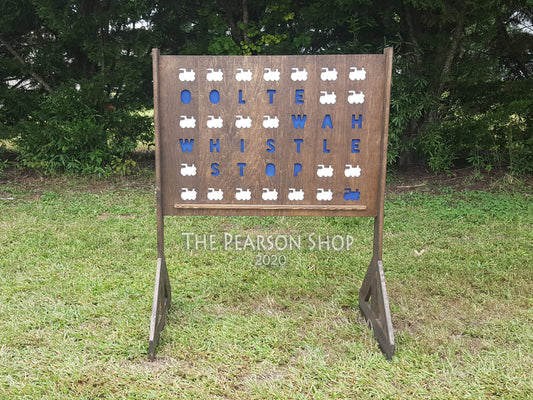 Giant Connect 4 Personalized Custom Cutout Game