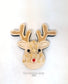 Peg Game Reindeer Shape
