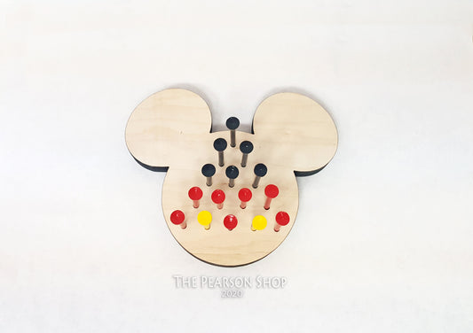 Peg Game Mouse Ears Shape