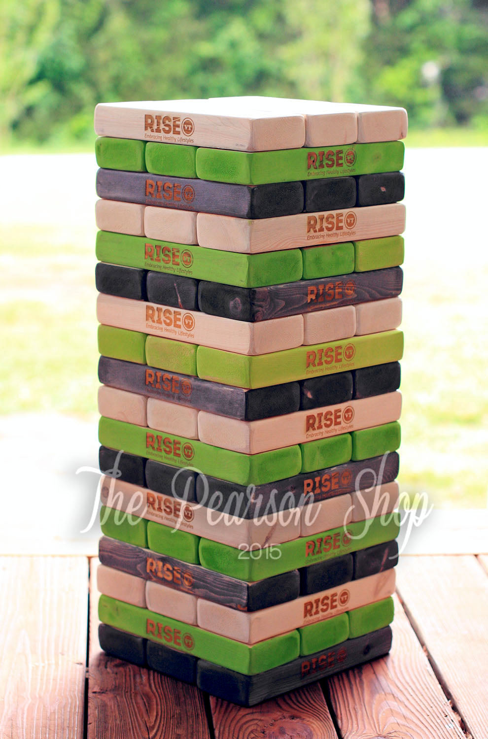 Giant Tower Colored & Engraved Game