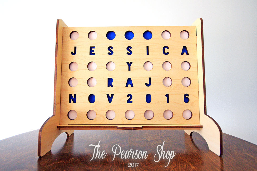 Connect 4 Personalized Circles Game