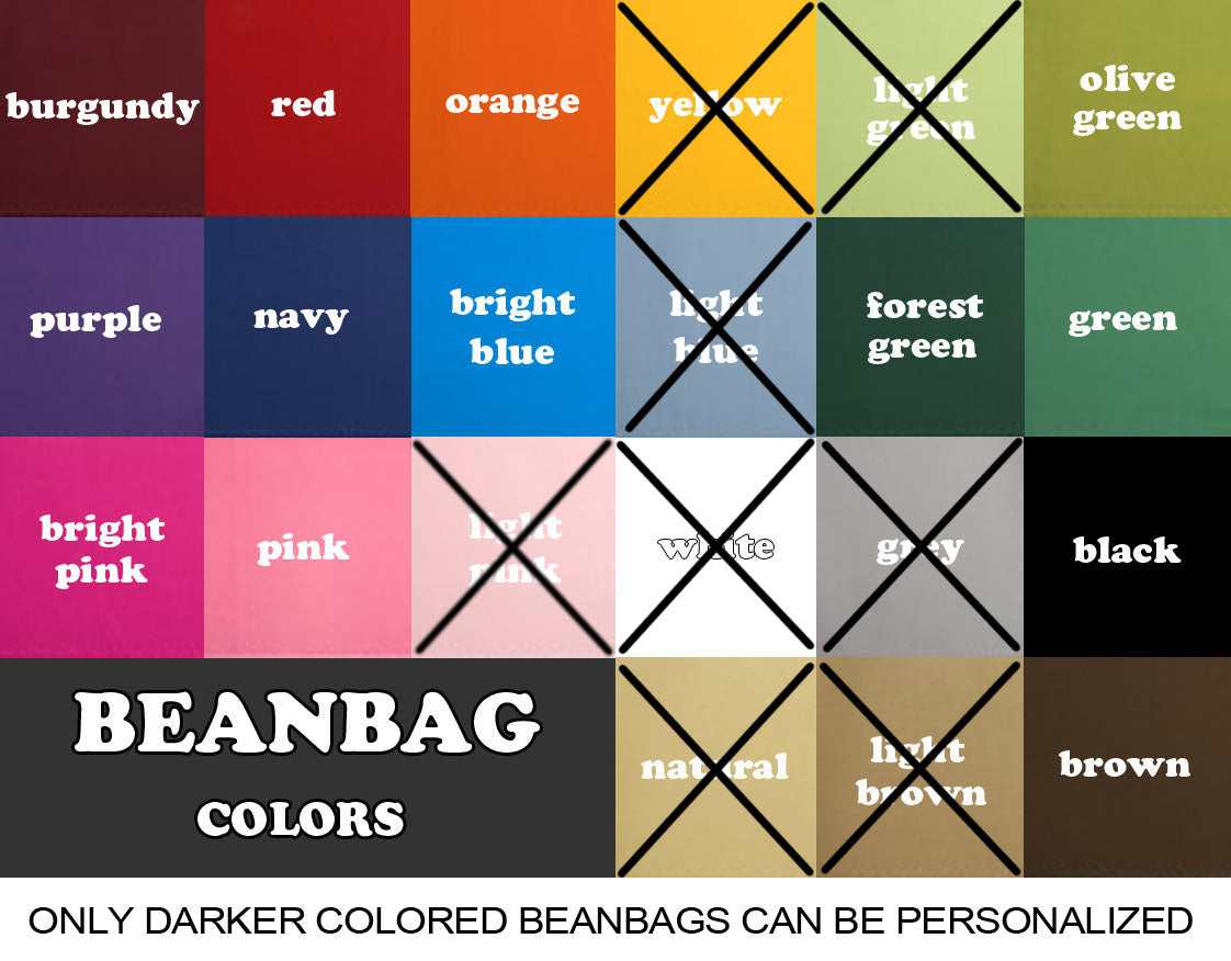 Cornhole Personalized Beanbags Set-of-8
