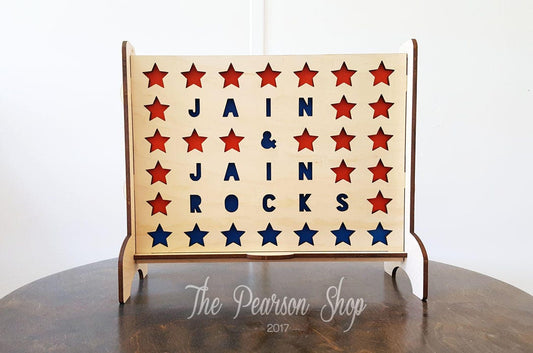 Connect 4 Personalized Stars Game