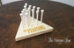 Personalized Wooden Peg Game