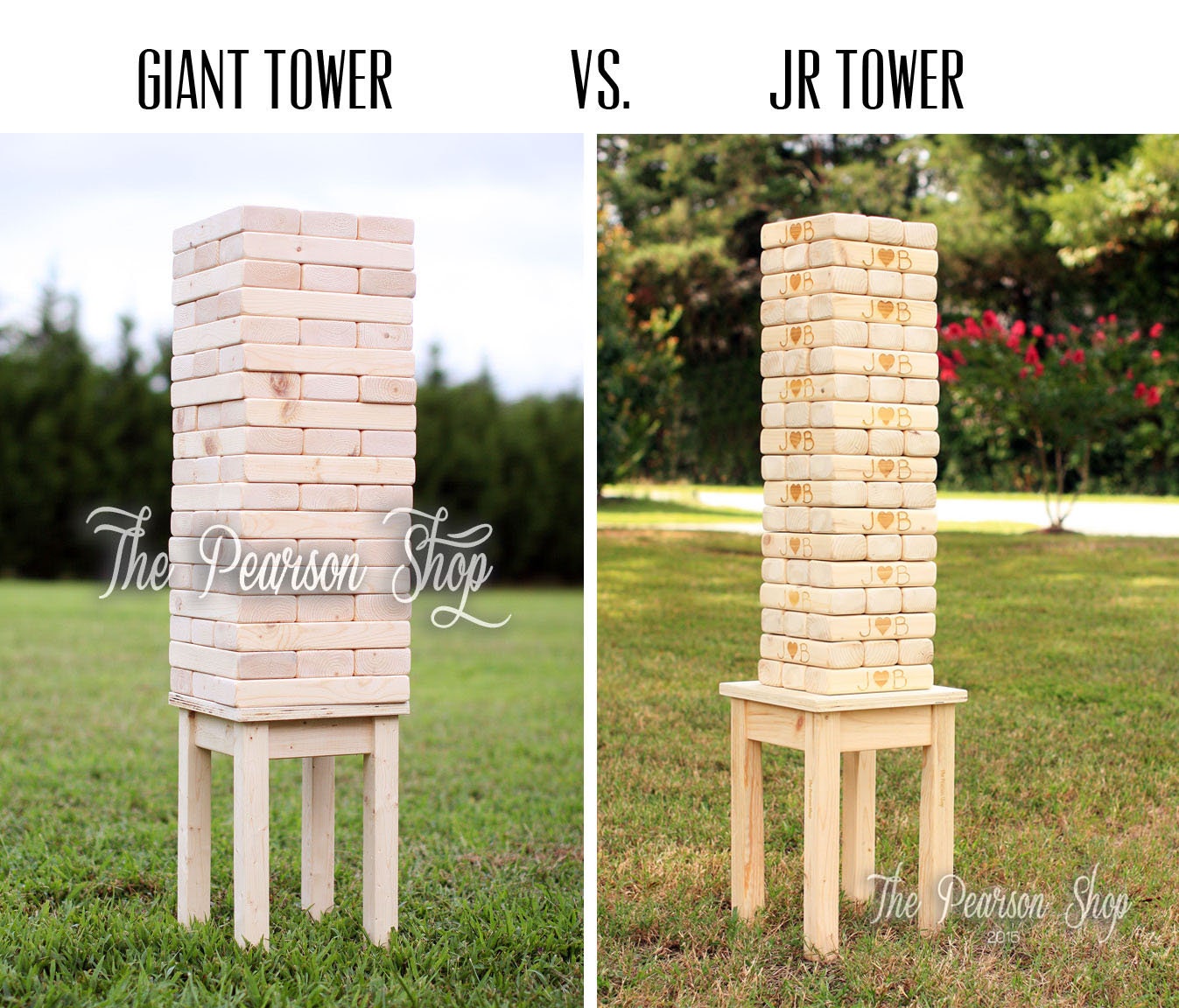 Table for Giant Tower Games