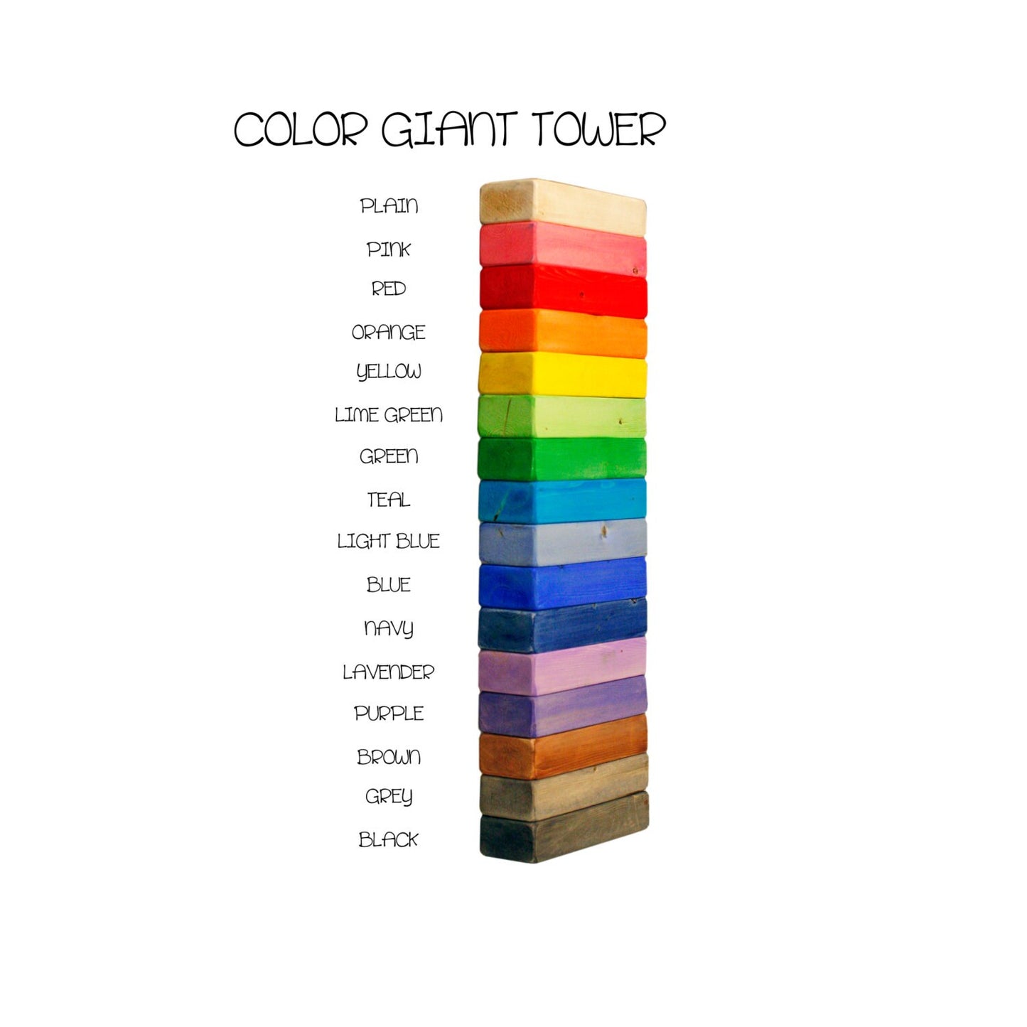 Giant Tower Colored Game